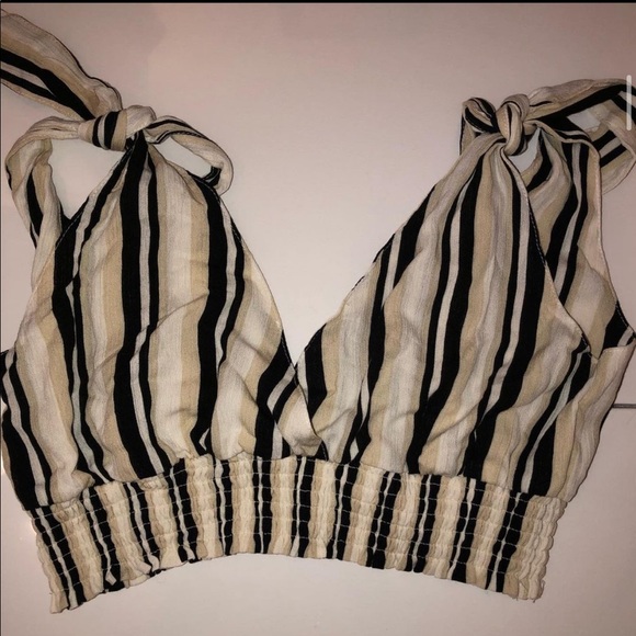Striped bralette/crop top - Picture 1 of 1